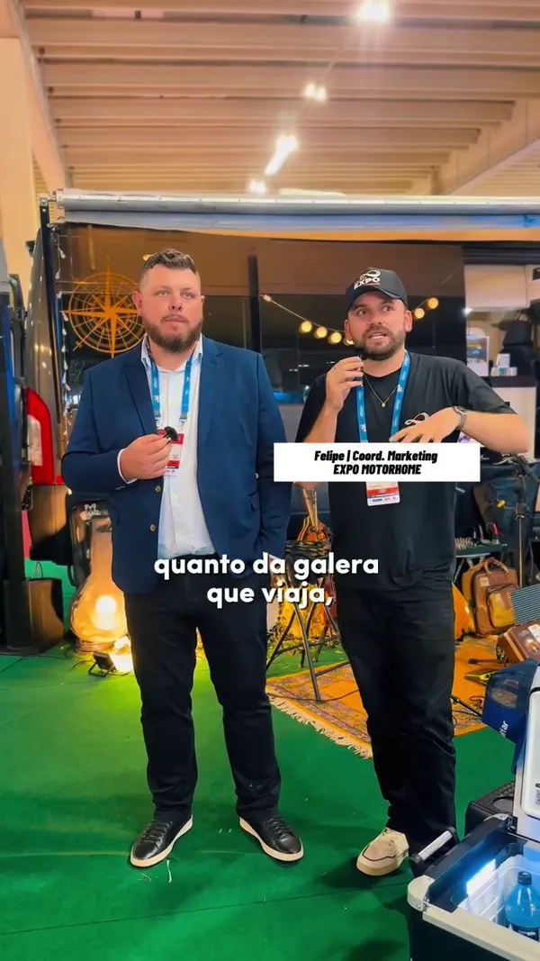 Felipe, Coordenador de Marketing · Expo MotorHome